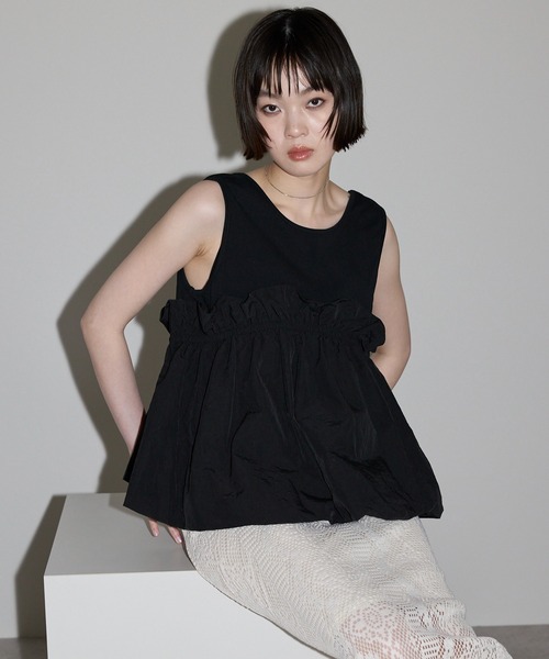 leimn（レイムン）の「ドッキングバルーンタンク（タンクトップ・レディース・ブラック・FREE）」の16枚目の写真