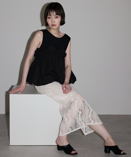 leimn（レイムン）の「ドッキングバルーンタンク（タンクトップ・レディース・ブラック・FREE）」の19枚目の写真