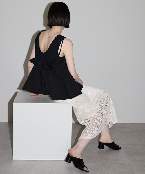 leimn（レイムン）の「ドッキングバルーンタンク（タンクトップ・レディース・ブラック・FREE）」の21枚目の写真