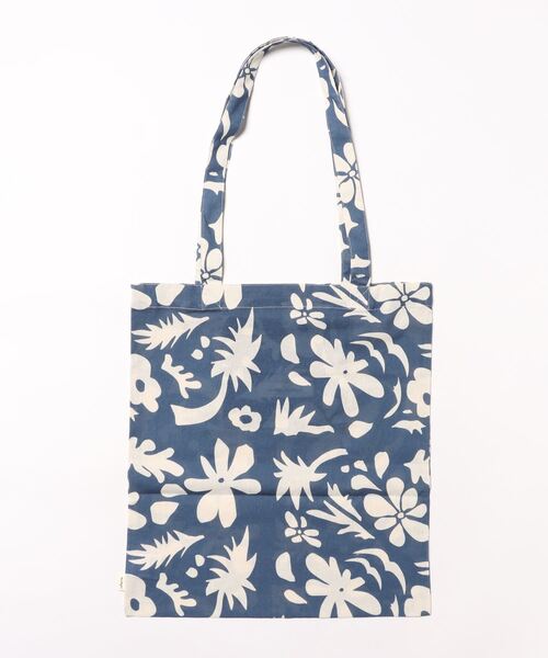 anap mimpi(アナップミンピ)の「アートフラワー柄 リネンタッチ ト-トバッグ(トートバッグ・レディース・ネイビー/カーキ・FREE)」の3枚目の写真