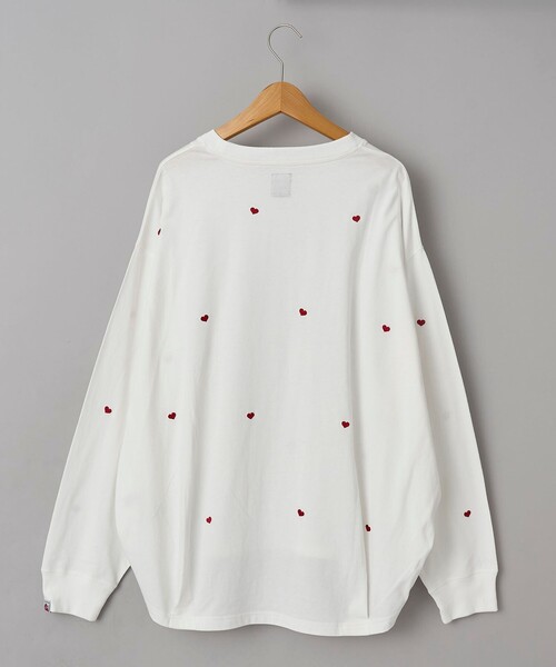 SUNNY SPORTS(サニースポーツ)の「SunnySports別注ハートチビ刺繍ロングスリーブTシャツ(Tシャツ/カットソー・レディース・ブラック/オフホワイト/その他1/その他2/ダークグレー・FREE)」の21枚目の写真