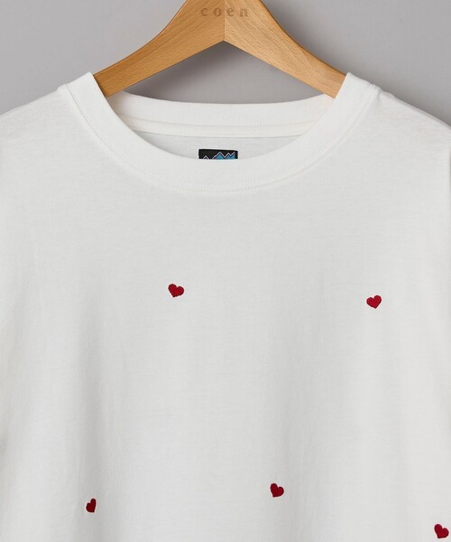 SUNNY SPORTS(サニースポーツ)の「SunnySports別注ハートチビ刺繍ロングスリーブTシャツ(Tシャツ/カットソー・レディース・ブラック/オフホワイト/その他1/その他2/ダークグレー・FREE)」の20枚目の写真
