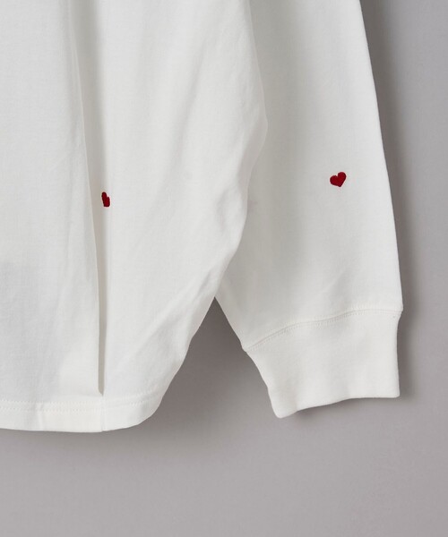 SUNNY SPORTS(サニースポーツ)の「SunnySports別注ハートチビ刺繍ロングスリーブTシャツ(Tシャツ/カットソー・レディース・ブラック/オフホワイト/その他1/その他2/ダークグレー・FREE)」の19枚目の写真