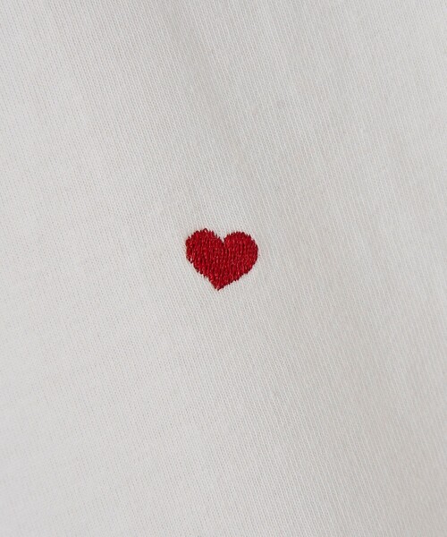 SUNNY SPORTS(サニースポーツ)の「SunnySports別注ハートチビ刺繍ロングスリーブTシャツ(Tシャツ/カットソー・レディース・ブラック/オフホワイト/その他1/その他2/ダークグレー・FREE)」の18枚目の写真
