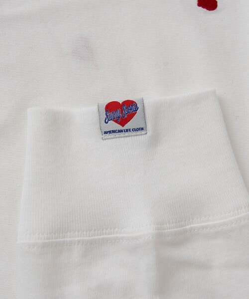 SUNNY SPORTS(サニースポーツ)の「SunnySports別注ハートチビ刺繍ロングスリーブTシャツ(Tシャツ/カットソー・レディース・ブラック/オフホワイト/その他1/その他2/ダークグレー・FREE)」の17枚目の写真