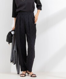 NOLLEY’S | 《オールシーズン対応》ウォッシャブルドットツッキリツータックテーパードパンツ 24AW(その他パンツ)