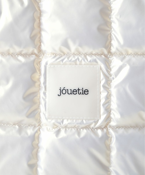 jouetie(ジュエティ)の「【jouetie / ジュエティ】 別注カラー メタリックナイロンキルティング フラットトートバッグ(トートバッグ・レディース・パープル/ホワイト系その他/ピンク/グリーン/ネイビー/シルバー/ブラック・FREE)」の15枚目の写真