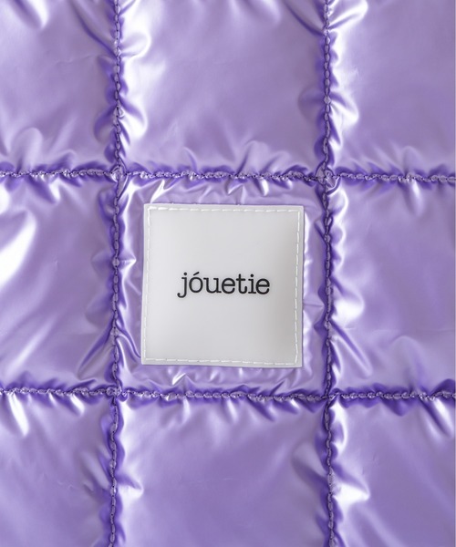 jouetie(ジュエティ)の「【jouetie / ジュエティ】 別注カラー メタリックナイロンキルティング フラットトートバッグ(トートバッグ・レディース・パープル/ホワイト系その他/ピンク/グリーン/ネイビー/シルバー/ブラック・FREE)」の21枚目の写真
