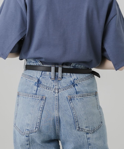 SMELLY(スメリー)の「ニュアンスバックルベルト(ベルト・レディース・ブラック・-)」の5枚目の写真