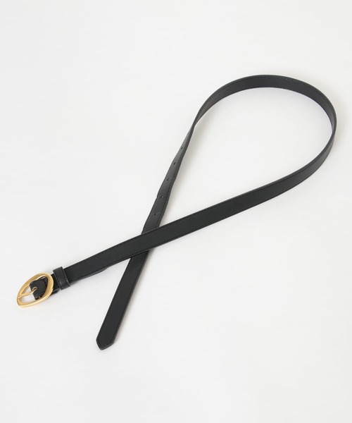 SMELLY(スメリー)の「ニュアンスバックルベルト(ベルト・レディース・ブラック・-)」の7枚目の写真