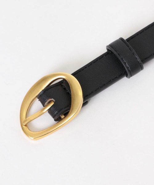 SMELLY(スメリー)の「ニュアンスバックルベルト(ベルト・レディース・ブラック・-)」の2枚目の写真