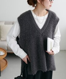売り切りSALE！美品 tb センソユニコ チュニックベスト グレー ジウ 慈雨 センソユニコ チュニック ロングベスト ワンピース
