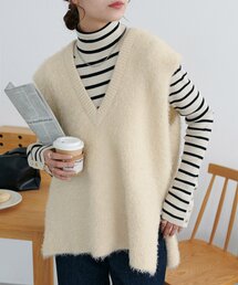 DISCOAT | 《大人気リバイバル》フェザーヤーンベスト【WEB限定】(ベスト)