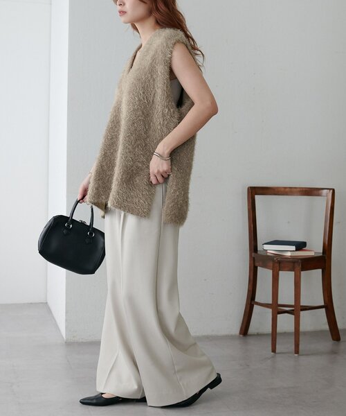 セール】フェザーヤーンチュニックベスト《WEB限定カラーあり