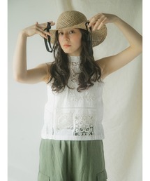Cutwork lace blouse