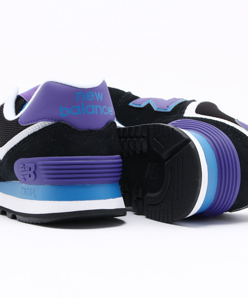 NEW BALANCE（ニューバランス）の「ウィメンズ ニューバランス new balance WL574 MON/MOX/MOY（スニーカー・レディース・ネイビー/ブラック/グレー・23cm/24.5cm/24cm/23.5cm）」の12枚目の写真