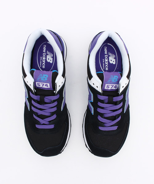 NEW BALANCE（ニューバランス）の「ウィメンズ ニューバランス new balance WL574 MON/MOX/MOY（スニーカー・レディース・ネイビー/ブラック/グレー・23cm/24.5cm/24cm/23.5cm）」の5枚目の写真