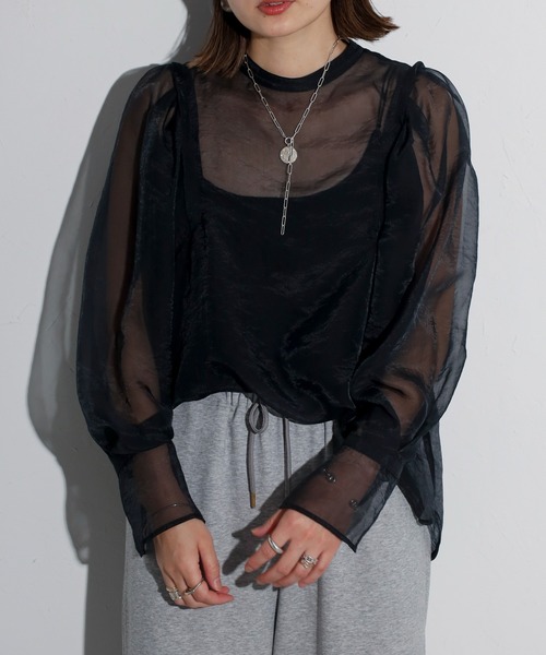 フランシュリッペブラック 　2WAYコート　ノーカラー　丸襟　Aライン　バルーン remer（リメール）の「loose basic bal collar coat / ルーズ