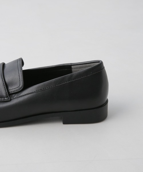 NANO universe（ナノユニバース）の「フラットコインローファー（ローファー・レディース・ブラック/シルバー・23.5/24.5/22.5）」の8枚目の写真