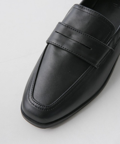 NANO universe（ナノユニバース）の「フラットコインローファー（ローファー・レディース・ブラック/シルバー・23.5/24.5/22.5）」の9枚目の写真