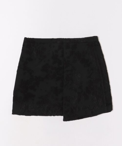 ADAM ET ROPE'（アダムエロペ）の「【GANNI(ガニー)】 Boucle Jacquard Suiting Mini Skirt（スカート・レディース・ブラック・36）」の2枚目の写真
