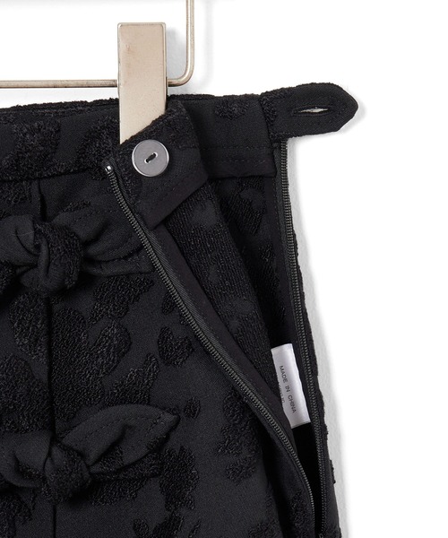 ADAM ET ROPE'（アダムエロペ）の「【GANNI(ガニー)】 Boucle Jacquard Suiting Mini Skirt（スカート・レディース・ブラック・36）」の9枚目の写真