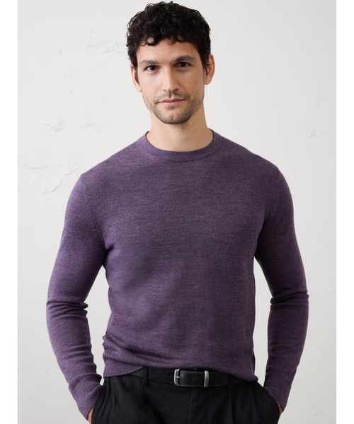 BANANA REPUBLIC FACTORY STORE(バナナリパブリック ファクトリーストア)の「BANANA REPUBLIC FACTORY STORE メリノウール セーター(ニット/セーター・メンズ・ナチュラル/グリーン/マルチ/その他/ストライプ/その他1/ネイビー/チャコールグレー/ブラック/ライトブルー/ワイン/グレー/イエロー系その他/グリーン系その他/ブルー系その他/グレー系その他/グリーン系その他2/ブラウン/ライトベージュ/ブルー/レッド系その他/オリーブ/パープル系その他/ブルー系その他2/ブラウン系その他・XL/L/M/S)」の18枚目の写真
