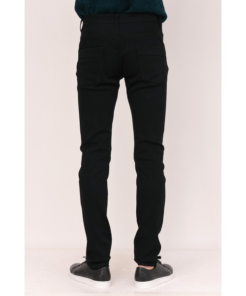 HIGH STREET（ハイストリート）の「HIGH STREET∴ハイテンショントリコチンスリム５ポケットパンツ（その他パンツ・メンズ・ブラック/ホワイト・M/S/L/LL）」の16枚目の写真