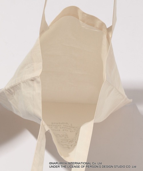 FOREVER 21（フォーエバー トゥエンティーワン）の「【ANGEL BLUE】トートバッグ（トートバッグ・レディース・ホワイト/ホワイト系その他/ホワイト系その他2・FREE）」の4枚目の写真