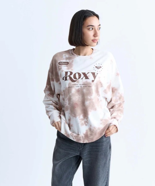 ROXY（ロキシー）の「TRUELY AUTHENTIC RAG/ロキシースウェットトレーナー（スウェット・レディース・ブラック/ブラウン/マルチ/ホワイト・LARGE/MEDIUM/SMALL）」の10枚目の写真