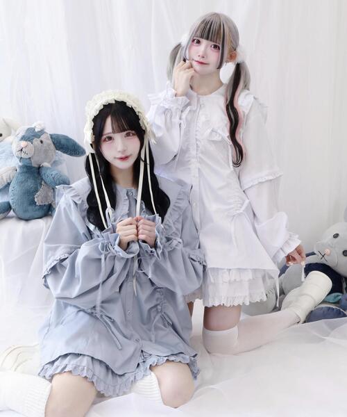 Whinny（ホワイニー）の「Whinny/プリンセス女児服（スカート・レディース・ホワイト/サックスブルー/ブラック・FREE）」の9枚目の写真