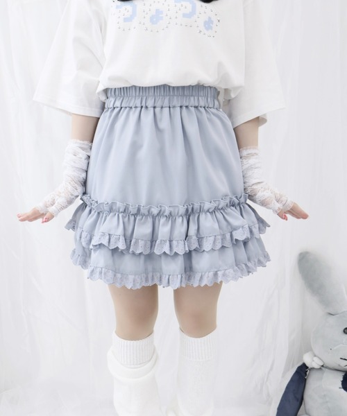 Whinny（ホワイニー）の「Whinny/プリンセス女児服（スカート・レディース・ホワイト/サックスブルー/ブラック・FREE）」の8枚目の写真