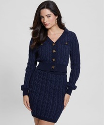 Guess | TIFFANY Ls Vn Cardi Sweater トップス カーディガン レディース(カーディガン/ボレロ)