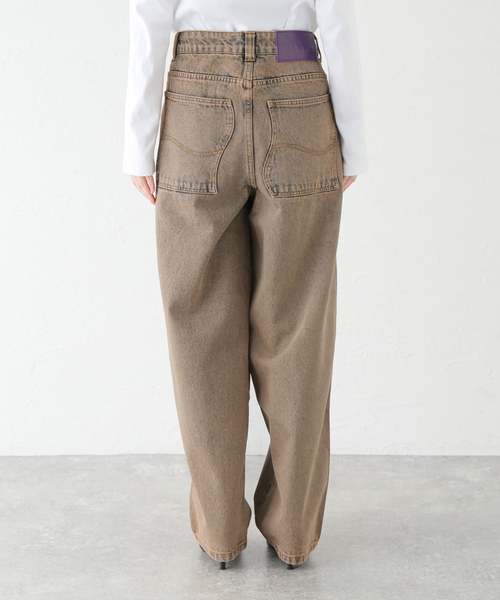 DIME(ダイム)の「【Dime/ダイム】 CLASSIC BAGGY DENIM PANTS:デニムパンツ(デニムパンツ・レディース・ブラウン/パープル・SMALL)」の8枚目の写真