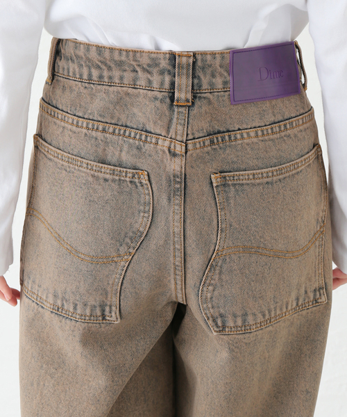 DIME(ダイム)の「【Dime/ダイム】 CLASSIC BAGGY DENIM PANTS:デニムパンツ(デニムパンツ・レディース・ブラウン/パープル・SMALL)」の10枚目の写真