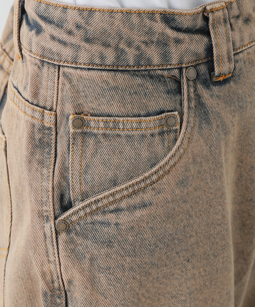 DIME(ダイム)の「【Dime/ダイム】 CLASSIC BAGGY DENIM PANTS:デニムパンツ(デニムパンツ・レディース・ブラウン/パープル・SMALL)」の13枚目の写真