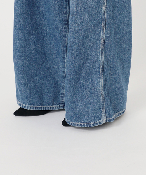 Lee（リー）の「LEE/リー 別注 OVERALL（サロペット/オーバーオール・レディース・ホワイト/ブルー・FREE）」の14枚目の写真