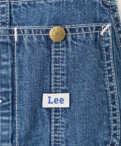 Lee（リー）の「LEE/リー 別注 OVERALL（サロペット/オーバーオール・レディース・ホワイト/ブルー・FREE）」の11枚目の写真