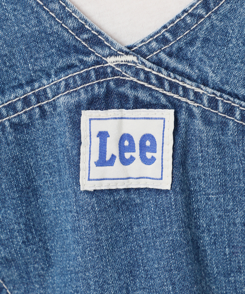 Lee（リー）の「LEE/リー 別注 OVERALL（サロペット/オーバーオール・レディース・ホワイト/ブルー・FREE）」の8枚目の写真