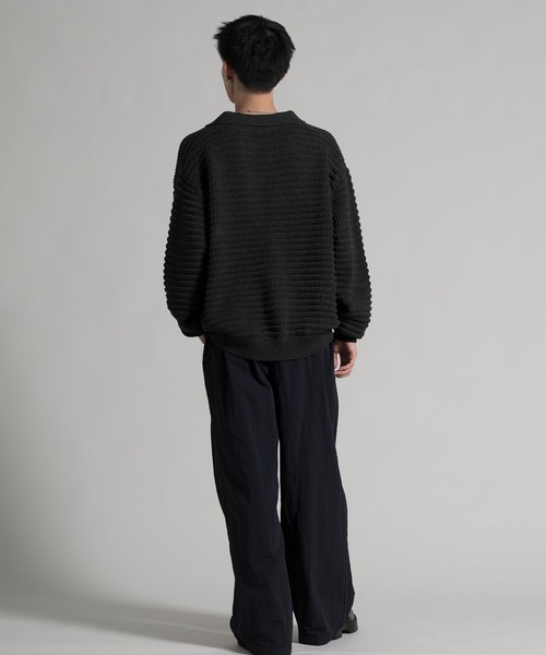 aimoha（アイモハ）の「【aimoha neo】Ribbed Classic Pullover（ニット/セーター・メンズ・ブラウン/グレー・MEDIUM/LARGE/X-LARGE）」の10枚目の写真