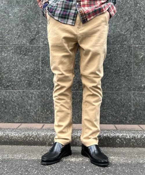 未使用BEAMS モールスキン ストレッチ テーパード パンツ BEAMS（ビームス）モールスキン ストレッチ テーパード パンツ
