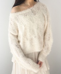 Heather | 透かし編みフェザーニット　151214(ニット/セーター)