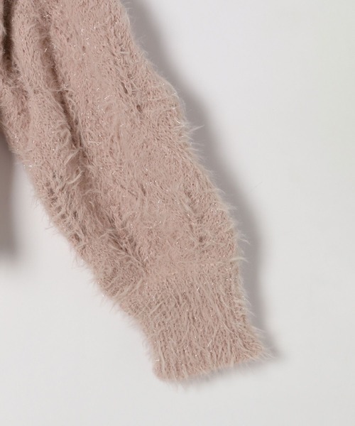 Heather（ヘザー）の「透かし編みフェザーニット　151214（ニット/セーター・レディース・グレー/アイボリー/ピンク・FREE）」の20枚目の写真