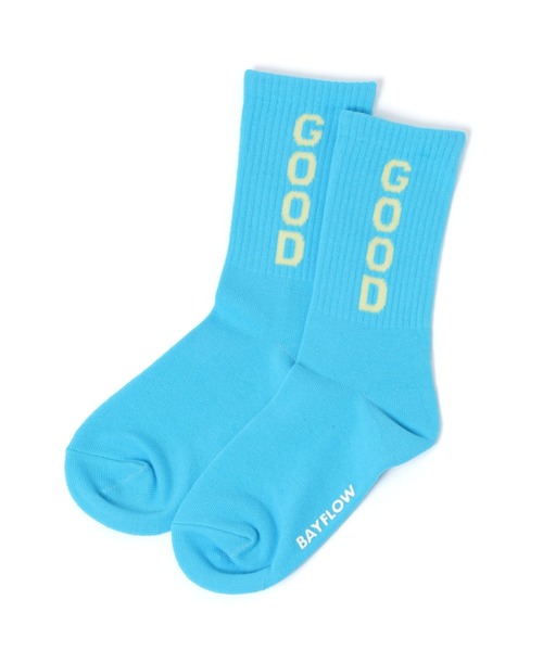 BAYFLOW（ベイフロー）の「セブンデイズカラーソックス(KIDS)（ソックス/靴下・キッズ・ブラック/ブルー/ホワイト/ピンク/グリーン/イエロー/パープル・MEDIUM/LARGE）」の5枚目の写真