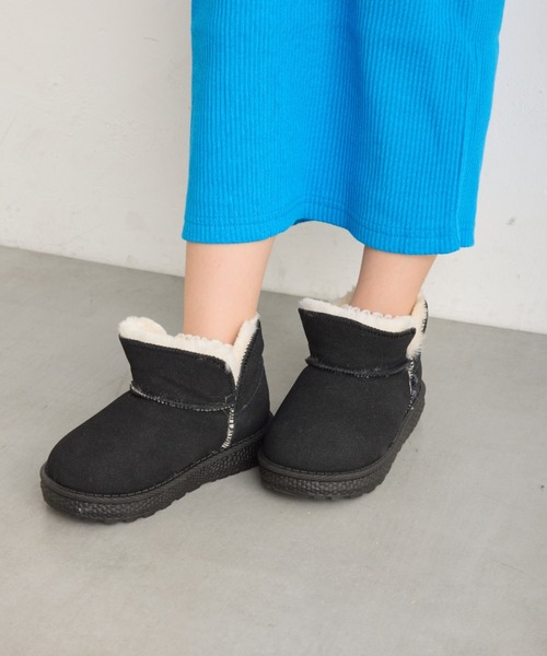 CIAOPANIC TYPY（チャオパニックティピー）の「【KIDS】2WAYムートンブーツ（ブーツ・キッズ・ブラック/キャメル・18/19/20/21/22）」の3枚目の写真