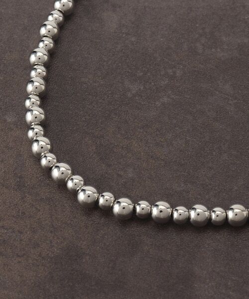 THE SHOP TK (ザ ショップ ティーケー )の「◆【ヒルナンデス!で紹介】アソートネックレス(ネックレス・メンズ・シルバー系/シルバー系1/シルバー/ブラック・00)」の5枚目の写真