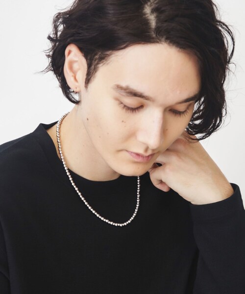 THE SHOP TK (ザ ショップ ティーケー )の「◆【ヒルナンデス!で紹介】アソートネックレス(ネックレス・メンズ・シルバー系/シルバー系1/シルバー/ブラック・00)」の9枚目の写真