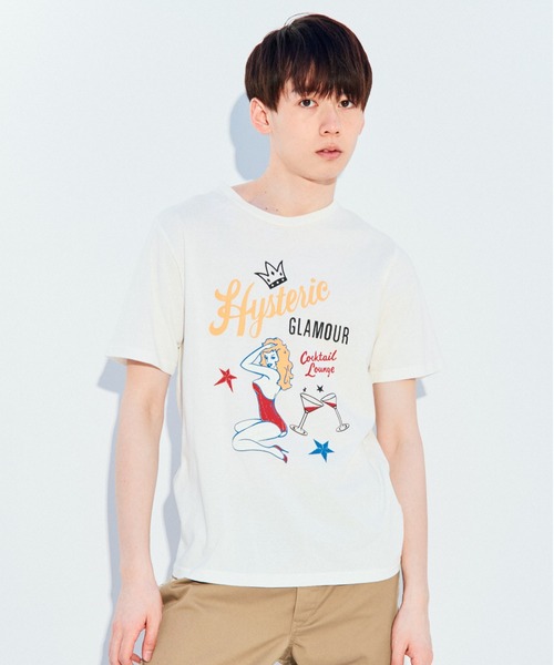 HYSTERIC GLAMOUR（ヒステリックグラマー）の「半袖Tシャツ（Tシャツ/カットソー・メンズ・ホワイト・LARGE）」の3枚目の写真