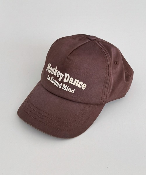 CANAL JEAN（キャナルジーン）の「choice_cnl　Monkey DanceロゴCAP（キャップ・レディース・ブラウン/ネイビー・ONE SIZE）」の7枚目の写真
