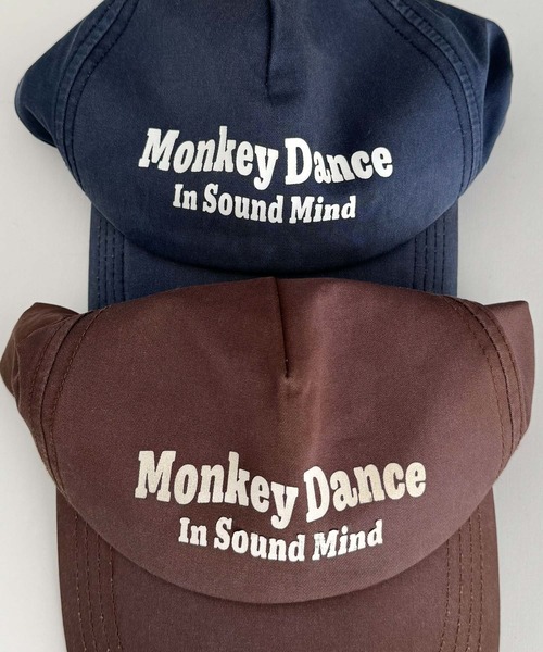 CANAL JEAN（キャナルジーン）の「choice_cnl　Monkey DanceロゴCAP（キャップ・レディース・ブラウン/ネイビー・ONE SIZE）」の11枚目の写真